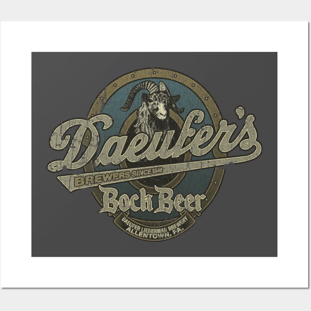 Daeufer's Bock Beer 1848 Wall Art by JCD666